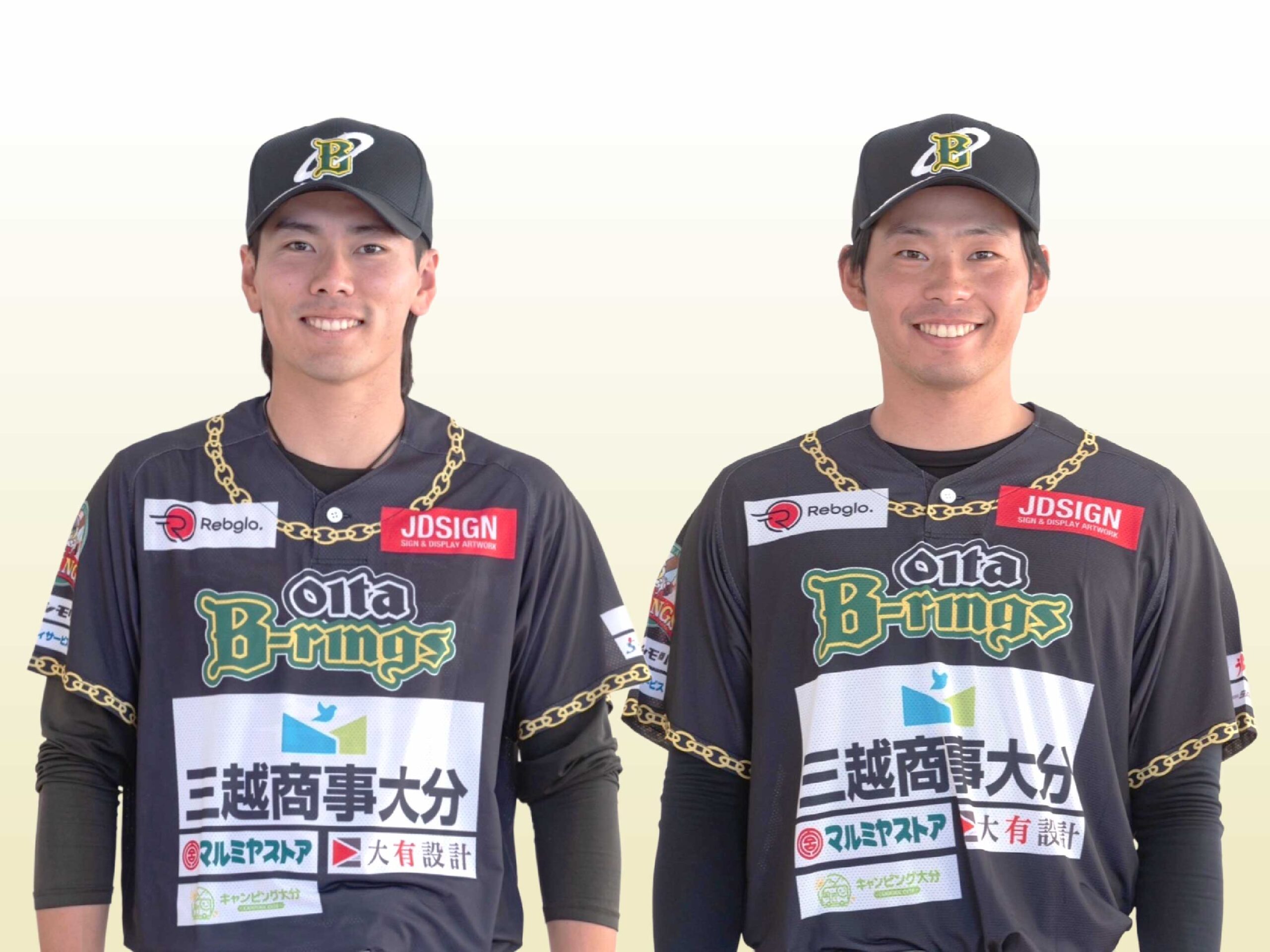 大分Bリングス#47児島 由伸投手　大分Bリングス#15寺内達哉投手